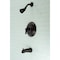 Kingston Brass KB3635NDL Tub and Shower Faucet, Oil Rubbed Bronze KB3635NDL - alternate 2